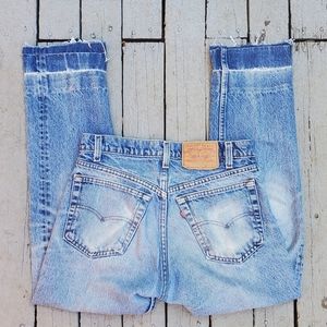 Vintage distressed levis